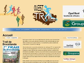 ouesttrailtour.org website preview