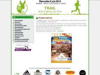 trail-fontaine-des-anes.fr website preview