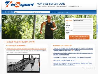 club-trail.fr website preview