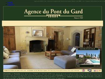 immobilier-pontdugard.com website preview