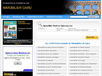 immobiliergard.com website preview