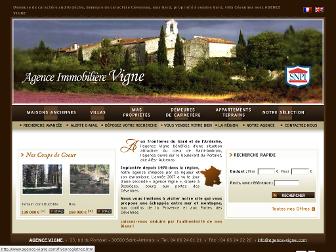 agence-vigne.com website preview