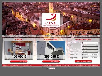 casa-immobilier.net website preview