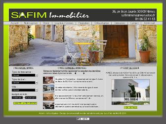 safimimmobilier.fr website preview