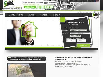 immobiliernimes.com website preview