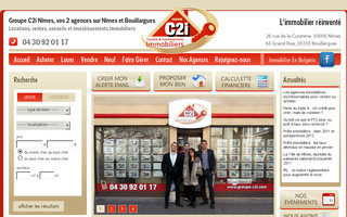 agence-c2i.com website preview