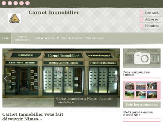 carnot-immobilier-nimes.fr website preview