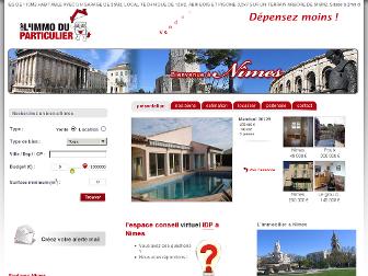 immobilier-nimes.immo-du-particulier.com website preview