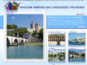 procom-immobilier.com website preview