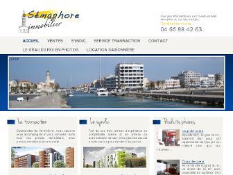 semaphore-immobilier.fr website preview