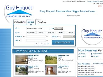 guyhoquet-immobilier-bagnols.com website preview