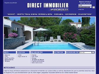 directimmobilier.fr website preview