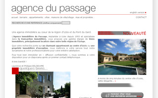 agencedupassage.com website preview