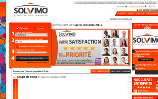 immobilier-uzes.solvimo.com website preview