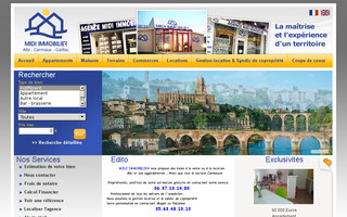 immobilier-albi.com website preview