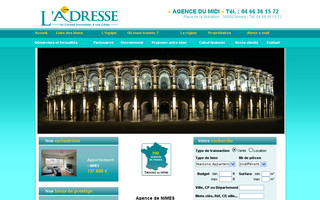 agencedumidi-nimes.com website preview