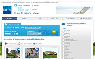 laforet-immobilier-midipyrenees.com website preview