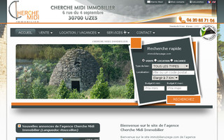 immobilieruzege.com website preview