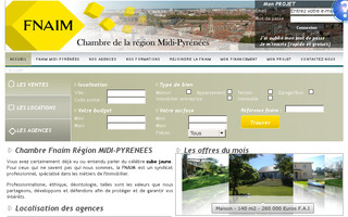 fnaim-midipyrenees.com website preview