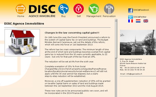 agencedisc.fr website preview