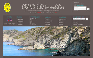 grand-sud.net website preview