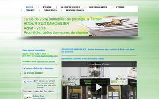 adour-sudimmobilier.fr website preview