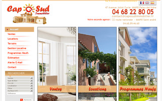 caposudimmobilier.fr website preview