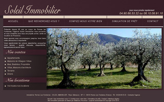 soleil-immobilier.net website preview