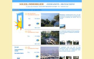soleilimmo.com website preview