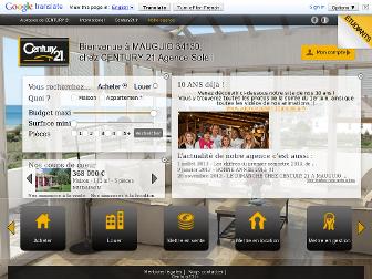 century21agence-soleil-immobilier.com website preview