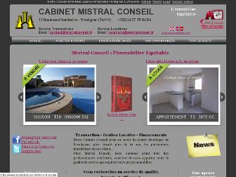 mistralconseil.fr website preview
