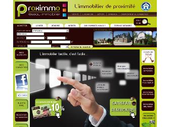 proximmo-immobilier.com website preview