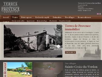 terresdeprovenceimmobilier.com website preview