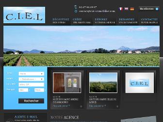 ciel-immobilier.com website preview