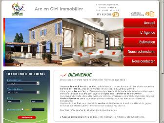 arcenciel-immobilier.com website preview