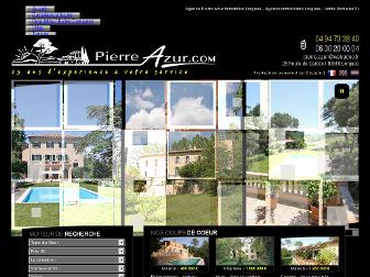 pierreazur.com website preview