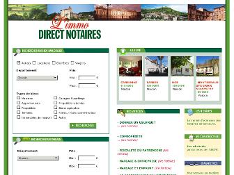 immodirectnotaires.fr website preview