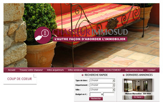 chasseurimmosud.fr website preview