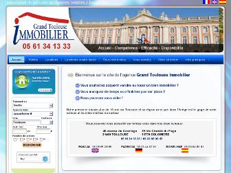 grand-toulouse-immobilier.com website preview