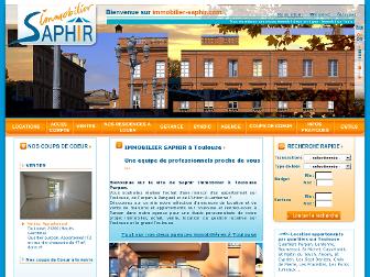 immobilier-saphir.com website preview