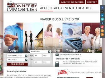 bonnefoy-immobilier.fr website preview
