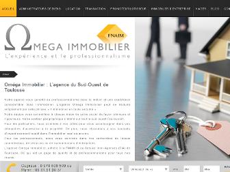 omega-immo.com website preview