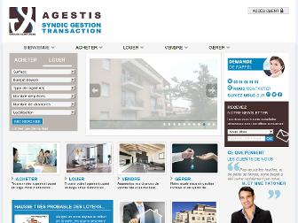 agestis-immobilier.com website preview