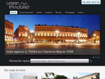 legran-immobilier.com website preview