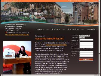 concorde-immobilier.net website preview
