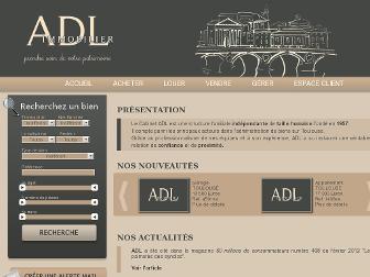 adl-immo.fr website preview