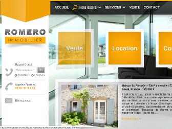 romero-immobilier.com website preview