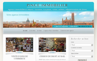 pince-immobilier-muret.fr website preview