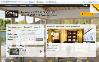 century21-p-immo-saint-gaudens.com website preview