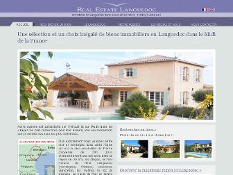 realestatelanguedoc.com website preview